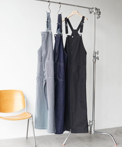 CRAFT STANDARD BOUTIQUE(クラフトスタンダードブティック)の「【サステナブルデニム】オーバーオール *◆(サロペット/オーバーオール・メンズ・ブルー系その他/ブラック/ダークインディゴブルー・M/L)」の15枚目の写真