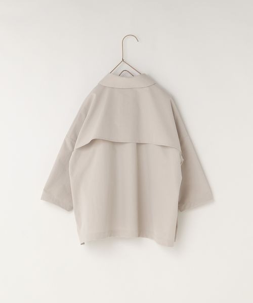 LOWRYS FARM（ローリーズファーム）の「ポンチョハーフコート  262549（その他アウター・キッズ・アイボリー/カーキ/チャコールグレー・110cm/120cm/130cm/140cm/150cm）」の4枚目の写真