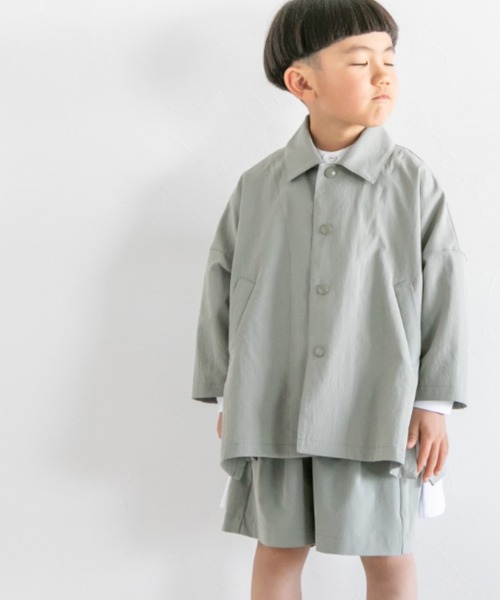 LOWRYS FARM（ローリーズファーム）の「ポンチョハーフコート  262549（その他アウター・キッズ・アイボリー/カーキ/チャコールグレー・110cm/120cm/130cm/140cm/150cm）」の15枚目の写真