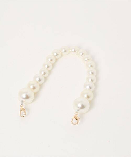 MONICA(モニカ)の「パールバケットバッグ(ハンドバッグ・レディース・ネイビー/ブラック/イエロー・FREE)」の4枚目の写真