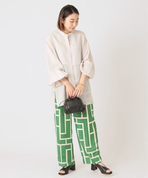 journal standard L'essage(ジャーナルスタンダードレサージュ)の「シアー/ストライプ シャツ◆(シャツ/ブラウス・レディース・ネイビー/ナチュラル/ブルー・FREE)」の5枚目の写真