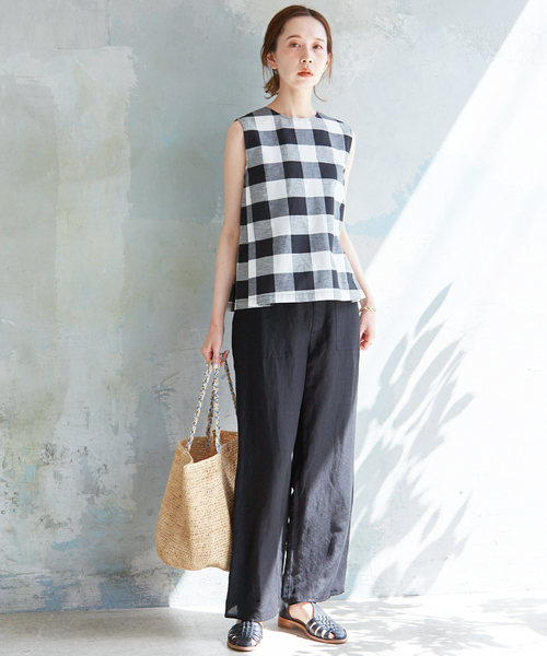 セール】リネンイージーパンツ（その他パンツ）｜SLOBE IENA