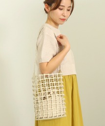 AULI | 巾着付メッシュワンショルダー(ショルダーバッグ)