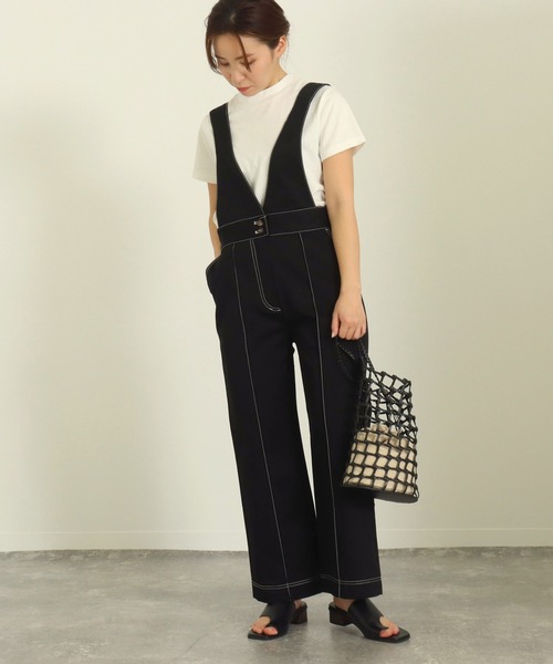 AULI（アウリィ）の「巾着付メッシュワンショルダー（ショルダーバッグ・レディース・ブラック/イエロー/アイボリー・FREE）」の7枚目の写真