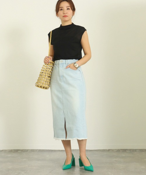 AULI（アウリィ）の「巾着付メッシュワンショルダー（ショルダーバッグ・レディース・ブラック/イエロー/アイボリー・FREE）」の11枚目の写真