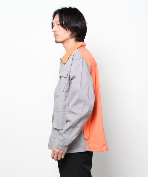 Levi's(リーバイス)の「SKATE ハンターズジャケット GRAY ORANGE(ミリタリージャケット・メンズ・マルチ・S/L/M/XL)」の2枚目の写真