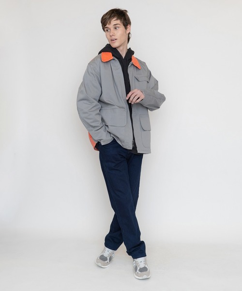 Levi's(リーバイス)の「SKATE ハンターズジャケット GRAY ORANGE(ミリタリージャケット・メンズ・マルチ・S/L/M/XL)」の8枚目の写真