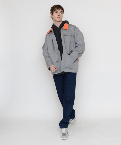 Levi's(リーバイス)の「SKATE ハンターズジャケット GRAY ORANGE(ミリタリージャケット・メンズ・マルチ・S/L/M/XL)」の9枚目の写真