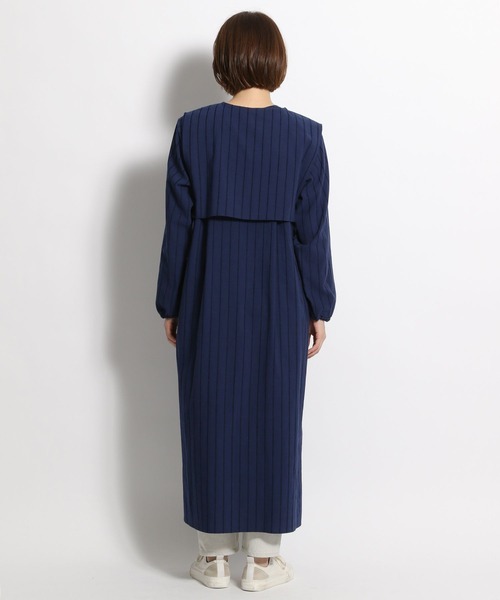 niko and...（ニコアンド）の「付け襟レイヤードワンピース（ワンピース・レディース・ネイビー/ピンク/アイボリー・FREE）」の15枚目の写真