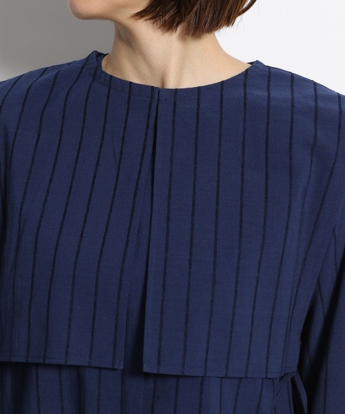 niko and...（ニコアンド）の「付け襟レイヤードワンピース（ワンピース・レディース・ネイビー/ピンク/アイボリー・FREE）」の21枚目の写真