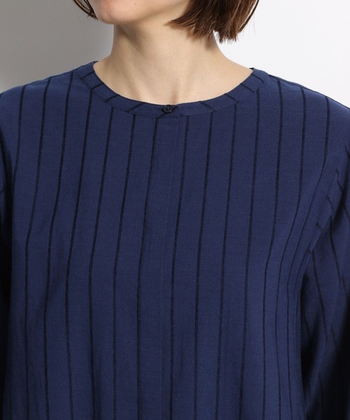 niko and...（ニコアンド）の「付け襟レイヤードワンピース（ワンピース・レディース・ネイビー/ピンク/アイボリー・FREE）」の9枚目の写真