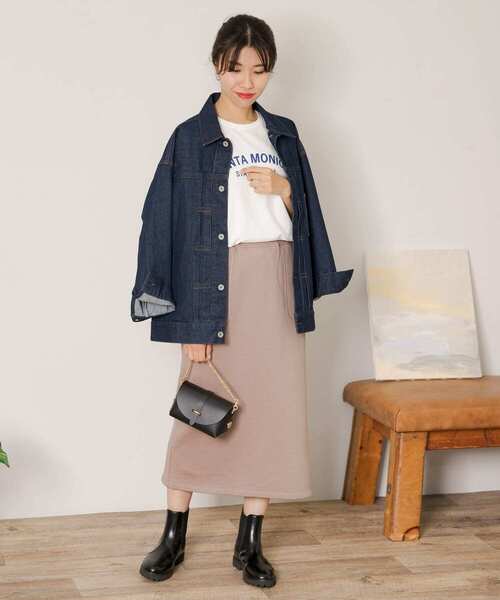 URBAN RESEARCH Sonny Label（アーバンリサーチサニーレーベル）の「スウェットナロースカート（スカート・レディース・チャコールグレー/ブラック/モカ・FREE）」の16枚目の写真