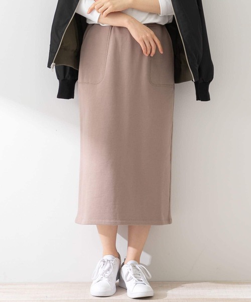 URBAN RESEARCH Sonny Label（アーバンリサーチサニーレーベル）の「スウェットナロースカート（スカート・レディース・チャコールグレー/ブラック/モカ・FREE）」の9枚目の写真