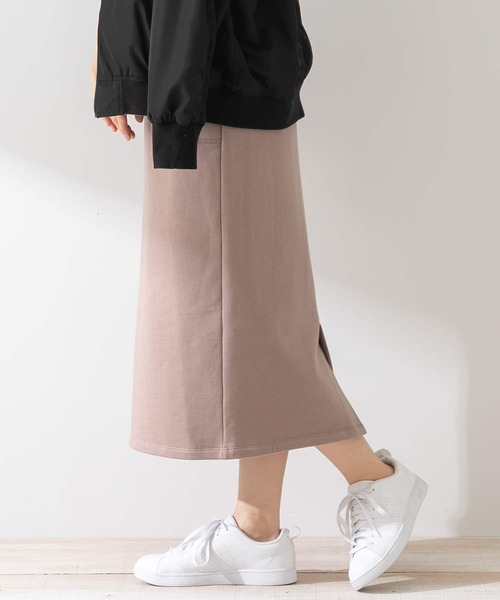 URBAN RESEARCH Sonny Label（アーバンリサーチサニーレーベル）の「スウェットナロースカート（スカート・レディース・チャコールグレー/ブラック/モカ・FREE）」の7枚目の写真