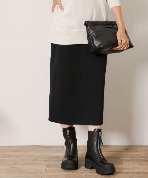 URBAN RESEARCH Sonny Label（アーバンリサーチサニーレーベル）の「スウェットナロースカート（スカート・レディース・チャコールグレー/ブラック/モカ・FREE）」の14枚目の写真