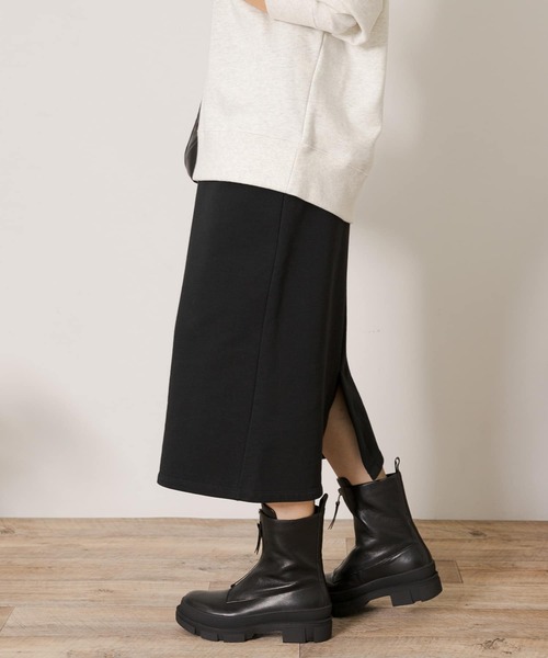 URBAN RESEARCH Sonny Label（アーバンリサーチサニーレーベル）の「スウェットナロースカート（スカート・レディース・チャコールグレー/ブラック/モカ・FREE）」の18枚目の写真