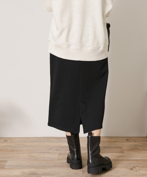 URBAN RESEARCH Sonny Label（アーバンリサーチサニーレーベル）の「スウェットナロースカート（スカート・レディース・チャコールグレー/ブラック/モカ・FREE）」の10枚目の写真