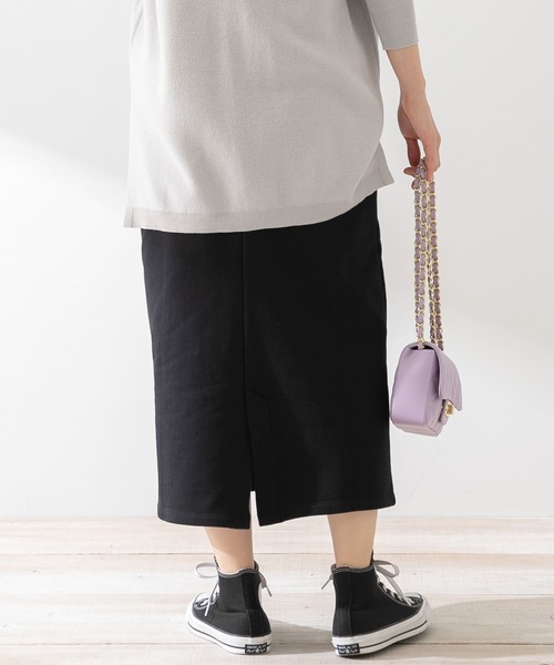 URBAN RESEARCH Sonny Label（アーバンリサーチサニーレーベル）の「スウェットナロースカート（スカート・レディース・チャコールグレー/ブラック/モカ・FREE）」の19枚目の写真