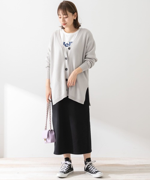 URBAN RESEARCH Sonny Label（アーバンリサーチサニーレーベル）の「スウェットナロースカート（スカート・レディース・チャコールグレー/ブラック/モカ・FREE）」の11枚目の写真