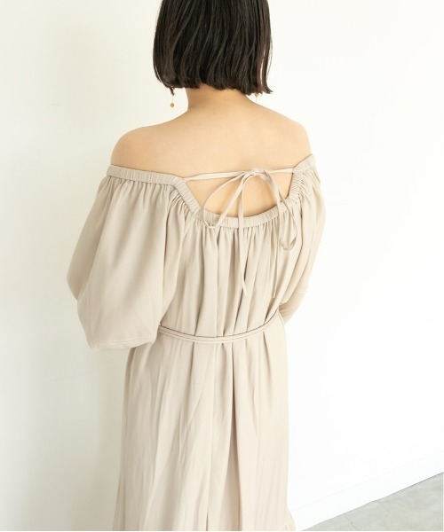 RANDA(ランダ)の「2WAYデニムライクワンピース(ワンピース・レディース・ブラック/ベージュ/インディゴブルー・1/0)」の8枚目の写真