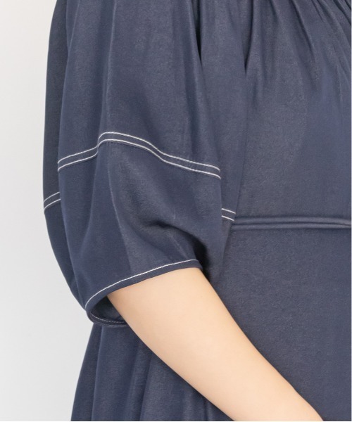 RANDA(ランダ)の「2WAYデニムライクワンピース(ワンピース・レディース・ブラック/ベージュ/インディゴブルー・1/0)」の18枚目の写真