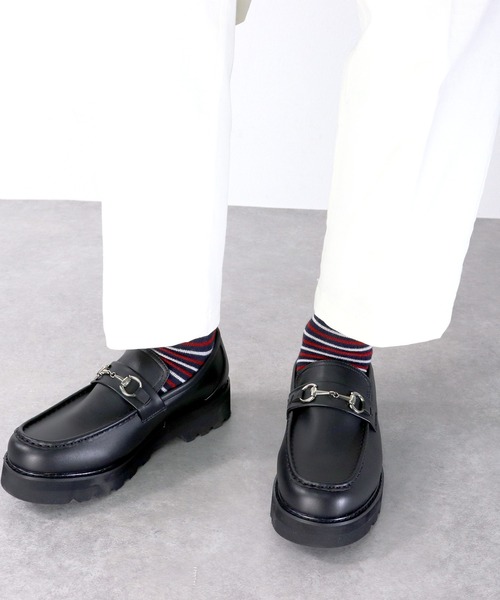 Dedes（デデス）の「Dedes / ボリュームソール ビットローファー (6319)（ローファー・メンズ・ブラック・41/44/40/42/43）」の5枚目の写真