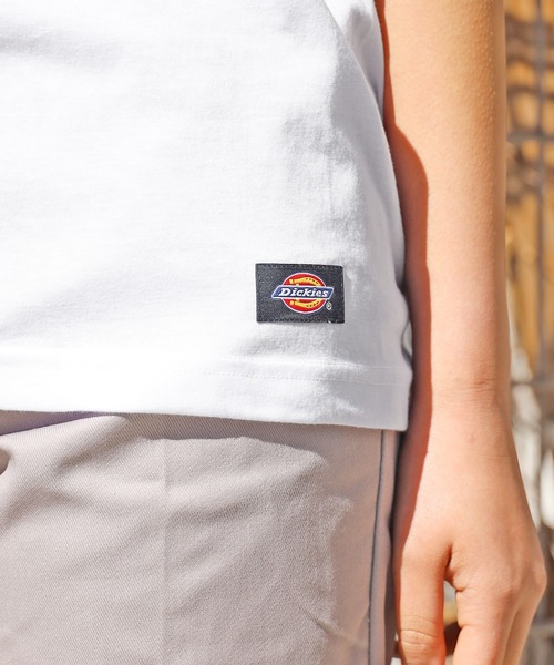 Dickies(ディッキーズ)の「Dickies/ディッキーズ innner T-shirt インナー 半袖Tシャツ(Tシャツ/カットソー・メンズ・ホワイト/ブラック・L/LL/M)」の19枚目の写真
