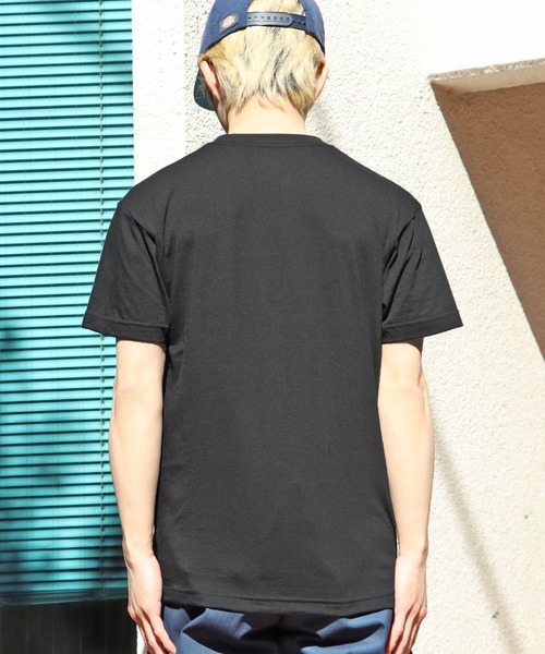 Dickies(ディッキーズ)の「Dickies/ディッキーズ innner T-shirt インナー 半袖Tシャツ(Tシャツ/カットソー・メンズ・ホワイト/ブラック・L/LL/M)」の4枚目の写真