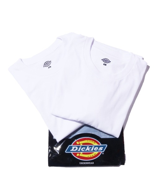 Dickies(ディッキーズ)の「Dickies/ディッキーズ innner T-shirt インナー 半袖Tシャツ(Tシャツ/カットソー・メンズ・ホワイト/ブラック・L/LL/M)」の13枚目の写真