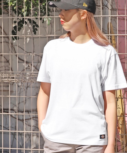 Dickies(ディッキーズ)の「Dickies/ディッキーズ innner T-shirt インナー 半袖Tシャツ(Tシャツ/カットソー・メンズ・ホワイト/ブラック・L/LL/M)」の18枚目の写真