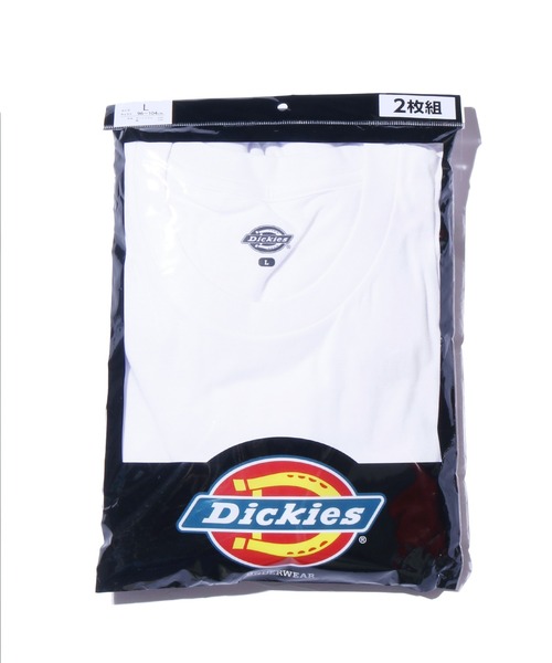 Dickies(ディッキーズ)の「Dickies/ディッキーズ innner T-shirt インナー 半袖Tシャツ(Tシャツ/カットソー・メンズ・ホワイト/ブラック・L/LL/M)」の11枚目の写真