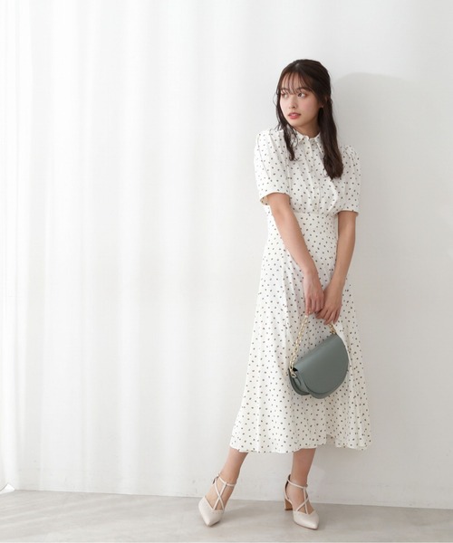 PROPORTION BODY DRESSING(プロポーションボディドレッシング)の「【美人百花5月号掲載 宇垣美里さん着用商品】ドットフレアマチハイウエストスカート / 1212120401(スカート・レディース・ブラック/ホワイト系その他・SMALL/MEDIUM)」の17枚目の写真