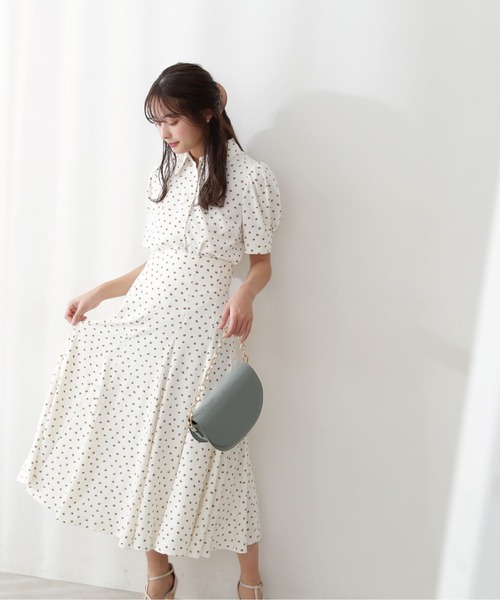 PROPORTION BODY DRESSING(プロポーションボディドレッシング)の「【美人百花5月号掲載 宇垣美里さん着用商品】ドットフレアマチハイウエストスカート / 1212120401(スカート・レディース・ブラック/ホワイト系その他・SMALL/MEDIUM)」の13枚目の写真