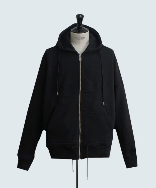 SISE(シセ)の「SISE ZIP UP EMB HOODIE(スウェット・メンズ・ミント/ホワイト/ブラック・SMALL/MEDIUM)」の2枚目の写真