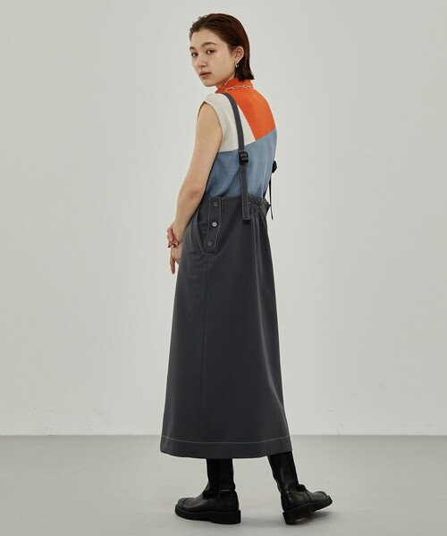 CITY TOKYO（シティトウキョウ）の「カラーブロックニットトップス（ニット/セーター・レディース・ライトブルー/ブラック/グリーン/モカ・FREE）」の8枚目の写真