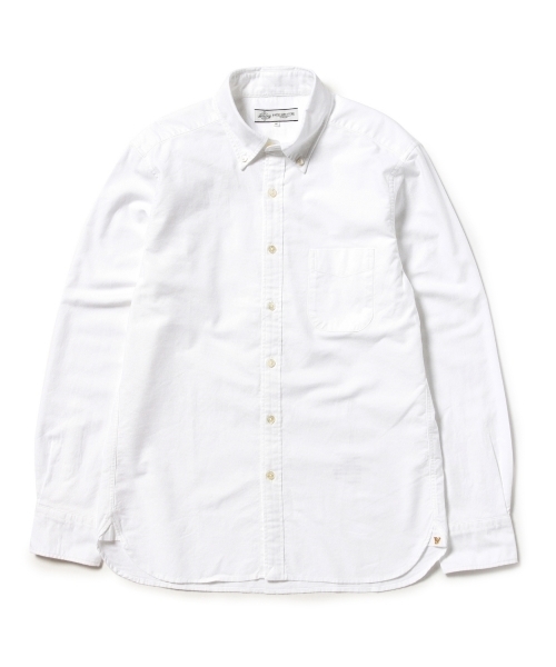 B:MING by BEAMS(ビーミングバイビームス)の「【FINEBOYS 5月号掲載】ビーミング by ビームス / スーピマオックスボタンダウンNEW(シャツ/ブラウス・メンズ・ホワイト/サックスブルー・X-LARGE/LARGE/MEDIUM/SMALL)」の2枚目の写真