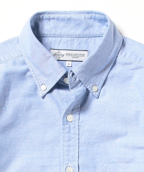 B:MING by BEAMS(ビーミングバイビームス)の「【FINEBOYS 5月号掲載】ビーミング by ビームス / スーピマオックスボタンダウンNEW(シャツ/ブラウス・メンズ・ホワイト/サックスブルー・X-LARGE/LARGE/MEDIUM/SMALL)」の16枚目の写真
