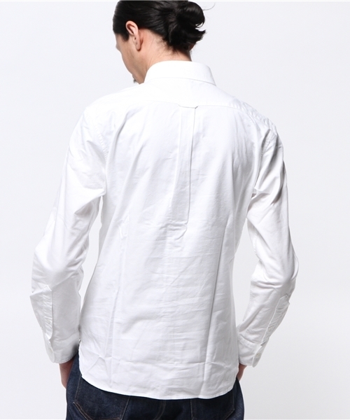 B:MING by BEAMS(ビーミングバイビームス)の「【FINEBOYS 5月号掲載】ビーミング by ビームス / スーピマオックスボタンダウンNEW(シャツ/ブラウス・メンズ・ホワイト/サックスブルー・X-LARGE/LARGE/MEDIUM/SMALL)」の5枚目の写真