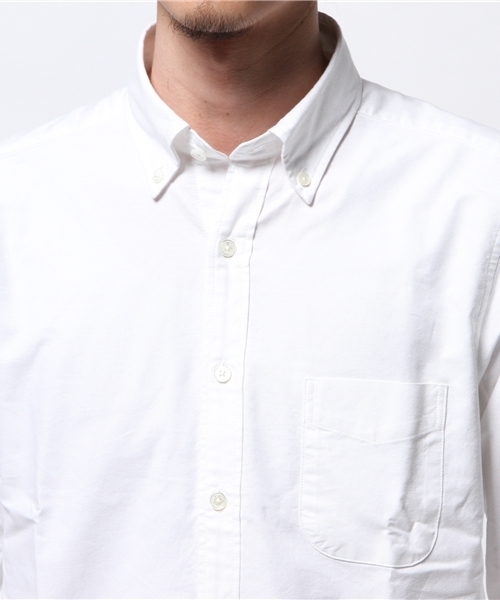 B:MING by BEAMS(ビーミングバイビームス)の「【FINEBOYS 5月号掲載】ビーミング by ビームス / スーピマオックスボタンダウンNEW(シャツ/ブラウス・メンズ・ホワイト/サックスブルー・X-LARGE/LARGE/MEDIUM/SMALL)」の7枚目の写真