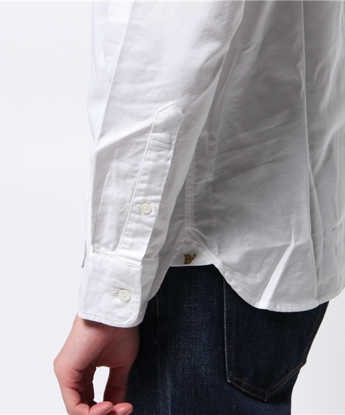 B:MING by BEAMS(ビーミングバイビームス)の「【FINEBOYS 5月号掲載】ビーミング by ビームス / スーピマオックスボタンダウンNEW(シャツ/ブラウス・メンズ・ホワイト/サックスブルー・X-LARGE/LARGE/MEDIUM/SMALL)」の9枚目の写真