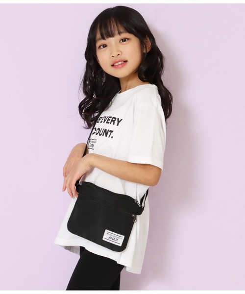 ANAP kids（アナップキッズ）の「サコッシュ付きビッグTシャツ（Tシャツ/カットソー・キッズ・オフホワイト/ラベンダー/ミント・110cm/120cm/130cm）」の10枚目の写真