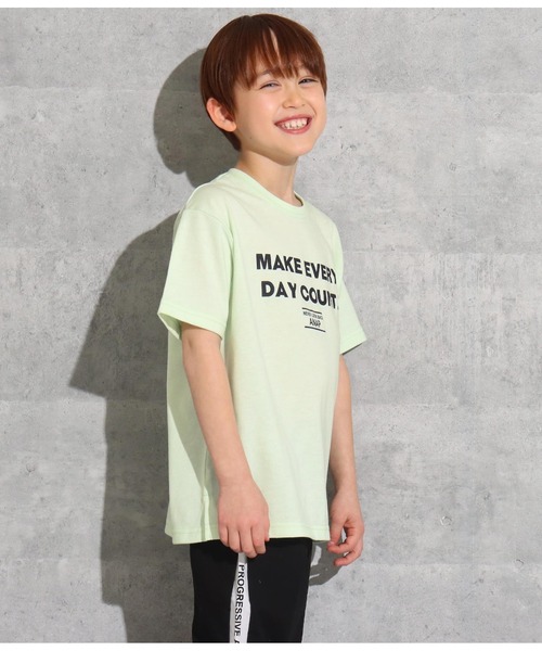 ANAP kids（アナップキッズ）の「サコッシュ付きビッグTシャツ（Tシャツ/カットソー・キッズ・オフホワイト/ラベンダー/ミント・110cm/120cm/130cm）」の18枚目の写真