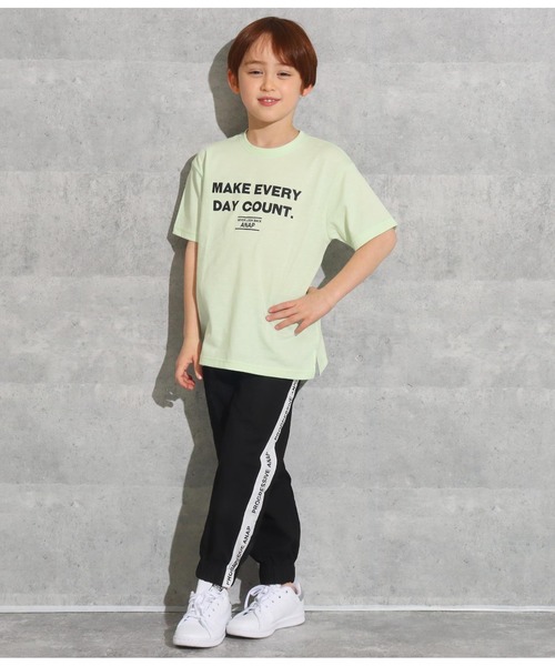 ANAP kids（アナップキッズ）の「サコッシュ付きビッグTシャツ（Tシャツ/カットソー・キッズ・オフホワイト/ラベンダー/ミント・110cm/120cm/130cm）」の15枚目の写真