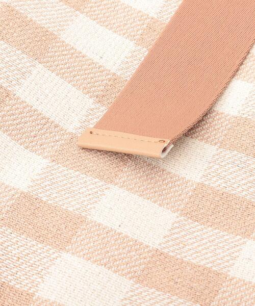 SHOO・LA・RUE（シューラルー）の「◆ギンガムチェックトート（トートバッグ・レディース・ブラック系1/ベージュ系1/ネイビー系1・00）」の9枚目の写真