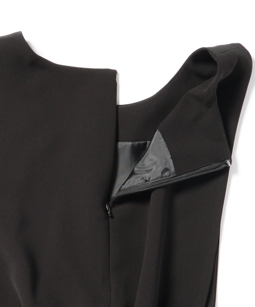 Ray BEAMS（レイビームス）の「Ray BEAMS / Wクロス オールインワン（つなぎ/オールインワン・レディース・ブラック/サックスブルー・1/0）」の4枚目の写真