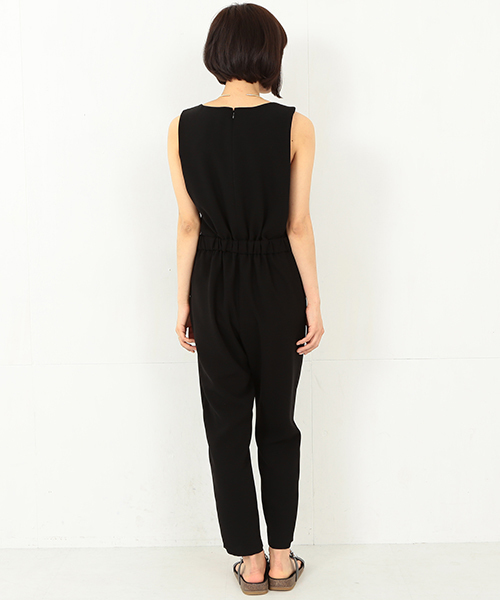 Ray BEAMS（レイビームス）の「Ray BEAMS / Wクロス オールインワン（つなぎ/オールインワン・レディース・ブラック/サックスブルー・1/0）」の22枚目の写真