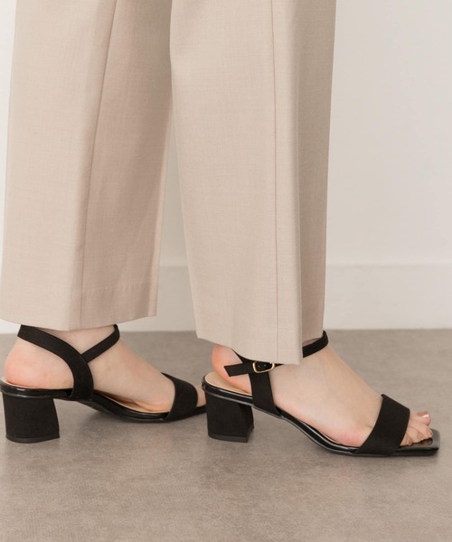 RODE SKO（ロデスコ）の「『MADE IN JAPAN』5.5センチストラップサンダル（サンダル・レディース・ブラック/グレー/グリーン・36/37/38）」の2枚目の写真