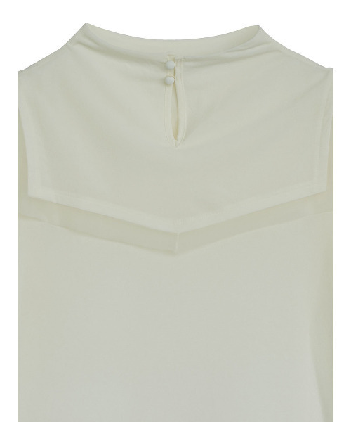 Ameri(アメリ)の「2WAY SAILOR COLOR CUT TEE(Tシャツ/カットソー・レディース・ホワイト/カーキ/ブルー・FREE)」の20枚目の写真