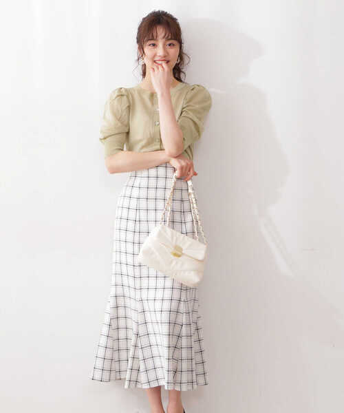 PROPORTION BODY DRESSING（プロポーションボディドレッシング）の「シアーラメ２Ｗａｙニットプルオーバー / 1212170902（ニット/セーター・レディース・ライトグリーン/パープル/ブルー・FREE）」の17枚目の写真