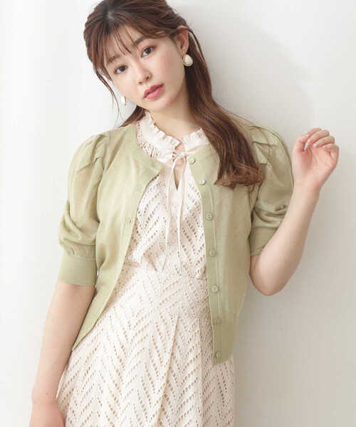 PROPORTION BODY DRESSING（プロポーションボディドレッシング）の「シアーラメ２Ｗａｙニットプルオーバー / 1212170902（ニット/セーター・レディース・ライトグリーン/パープル/ブルー・FREE）」の19枚目の写真